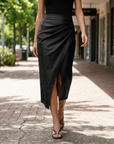 Fleur | Pleated Detail Women’s Skirt for Sophisticated Wear