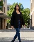 Priscilla | Cable Knit Oversized Women’s Cardigan for Layered Style