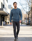Ira | Knitted Essential Men’s Sweater for Everyday Comfort