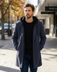 Beau | Wool Blend Men’s Coat for Everyday Styling