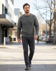 Ira | Knitted Essential Men’s Sweater for Everyday Comfort