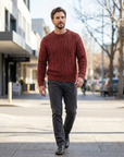 Ira | Knitted Essential Men’s Sweater for Everyday Comfort