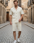 Hudson | Cotton Linen Men's Set for Summer Days