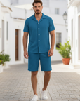 Hudson | Cotton Linen Men's Set for Summer Days