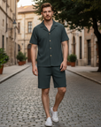 Hudson | Cotton Linen Men's Set for Summer Days