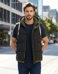 Reece | Hoodie Style Men’s Vest for Casual Days