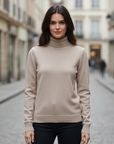 Sienna | Fitted Turtleneck Women's Top Sweater