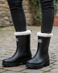 Brielle | Waterproof Faux Fur Women's Boots for Rainy Days