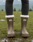 Brielle | Waterproof Faux Fur Women's Boots for Rainy Days
