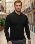 Archer | Long Sleeve Men's Polo for Versatile Style