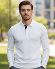 Archer | Long Sleeve Men's Polo for Versatile Style
