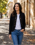 Samantha | Military Style Blazer with Unique Design