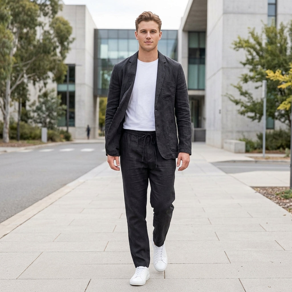 Nolan | Linen Men's Set for Smart Casual Looks
