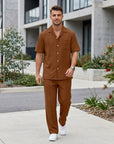 Kieran | Short Sleeve Men's Set for Everyday Style