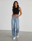 Olivia | High Waisted Wide Leg Jeans Women