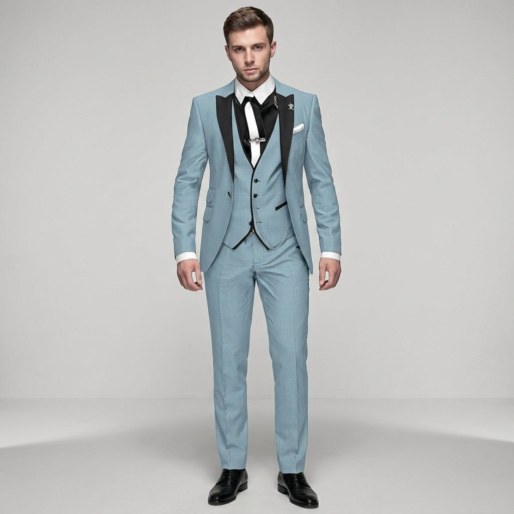 Rylan | Sophisticated Three-Piece Men’s Set with Linen Style