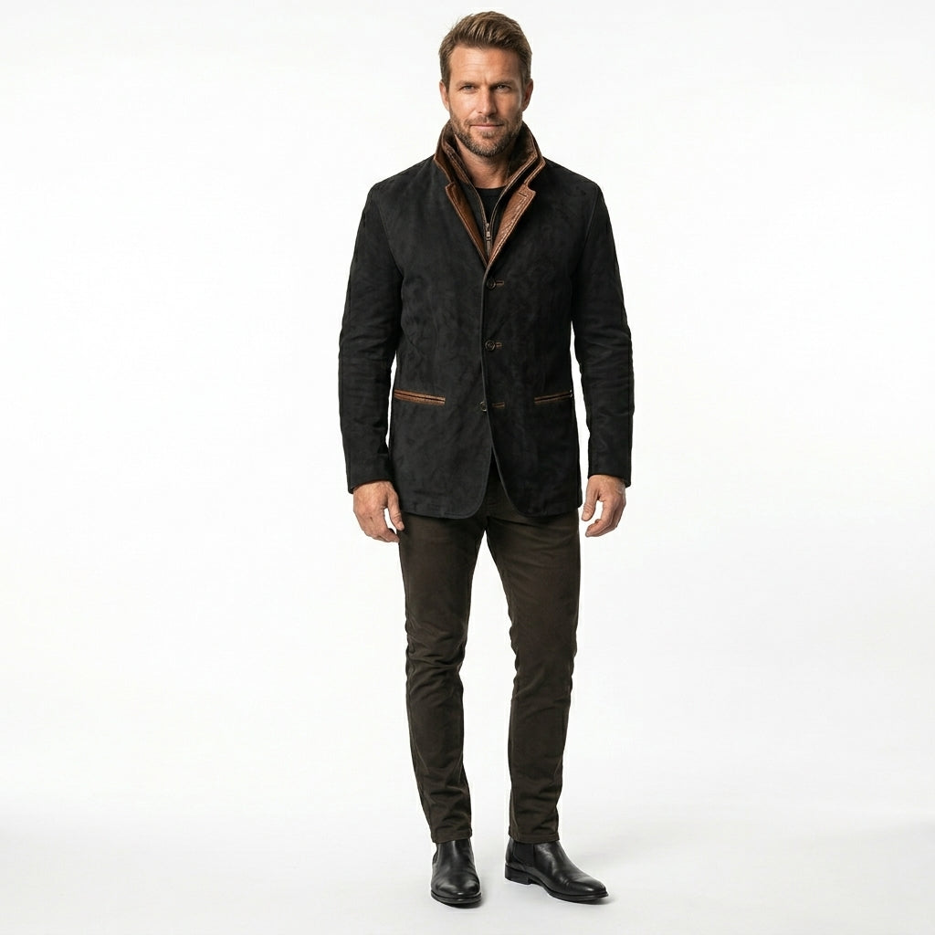 Zayne | Leather Men’s Coats for Vintage Style