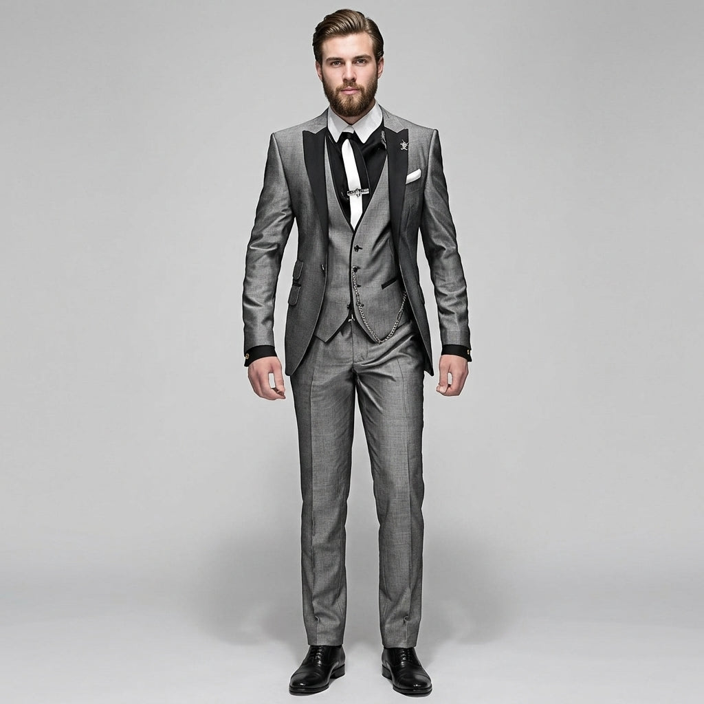 Rylan | Sophisticated Three-Piece Men’s Set with Linen Style