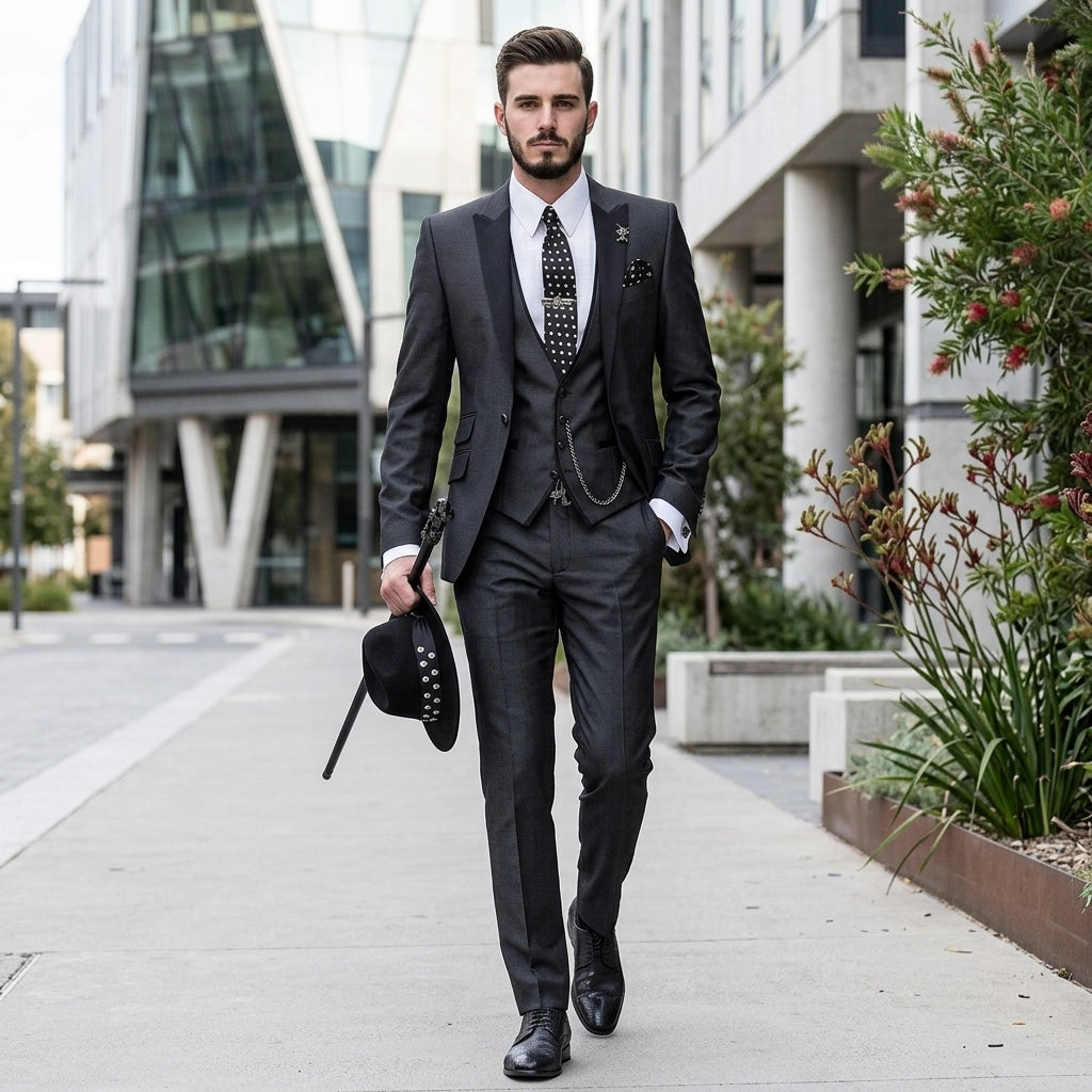 Rylan | Sophisticated Three-Piece Men’s Set with Linen Style