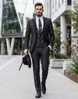 Rylan | Sophisticated Three-Piece Men’s Set with Linen Style