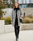 Sophia | Black Trench Coat Women for Winter