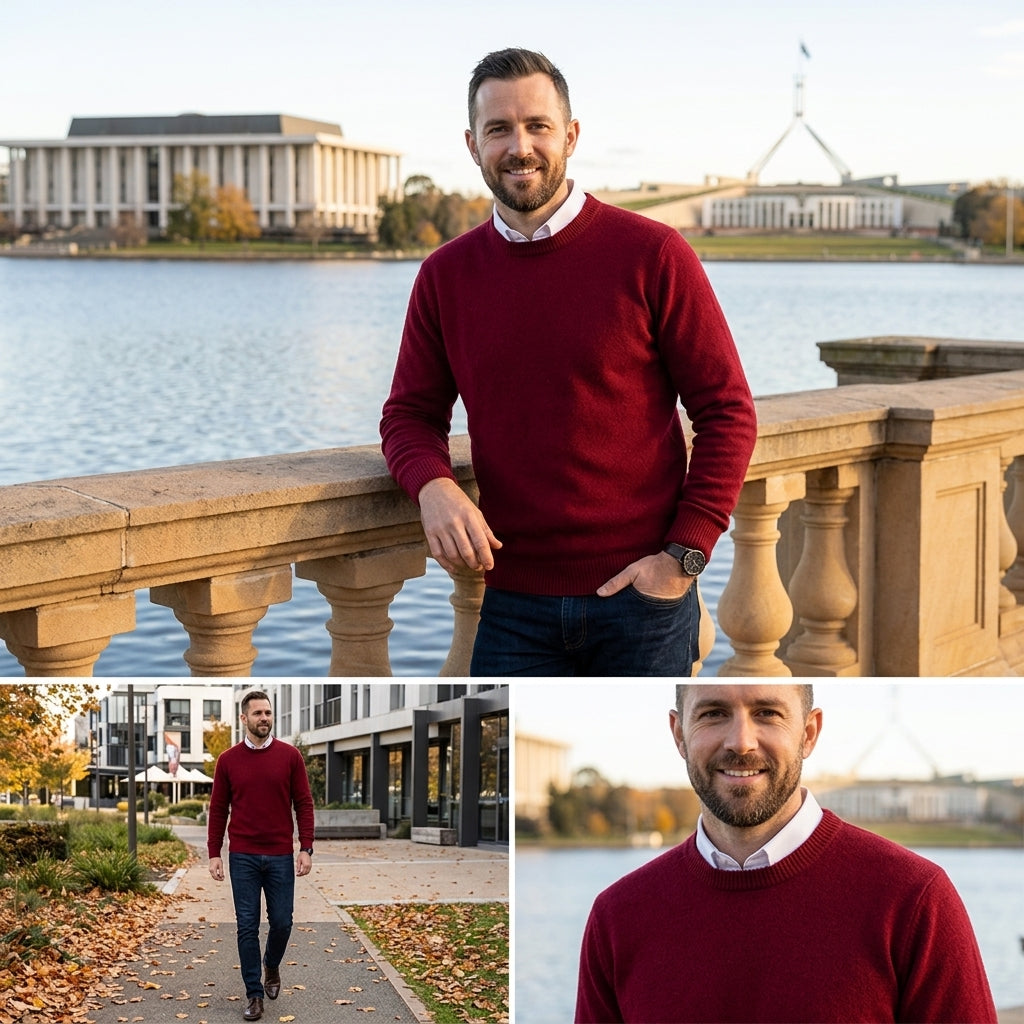 Byron | Classic Men's Sweater for Winter Comfort