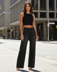 Olivia | High Waisted Wide Leg Jeans Women