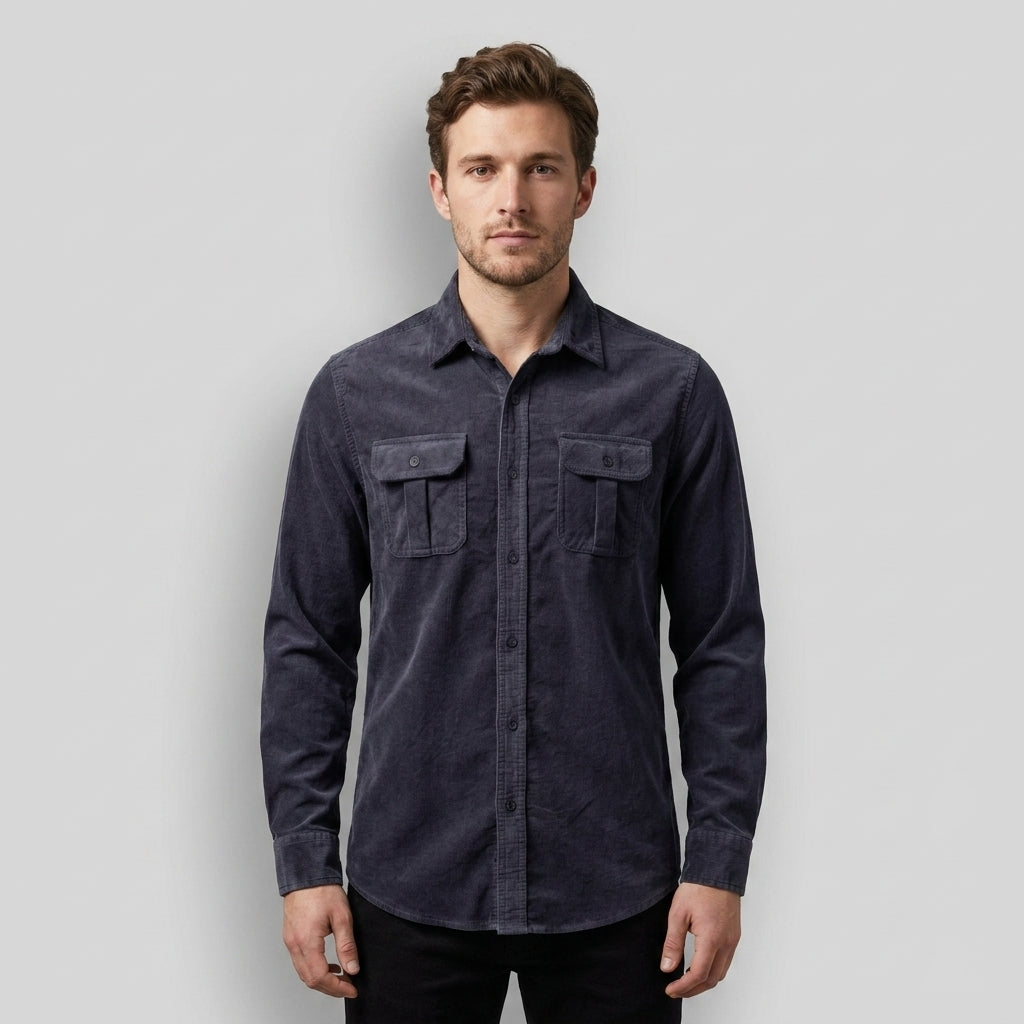 Beau | Vintage Men’s Shirt with Textured Style