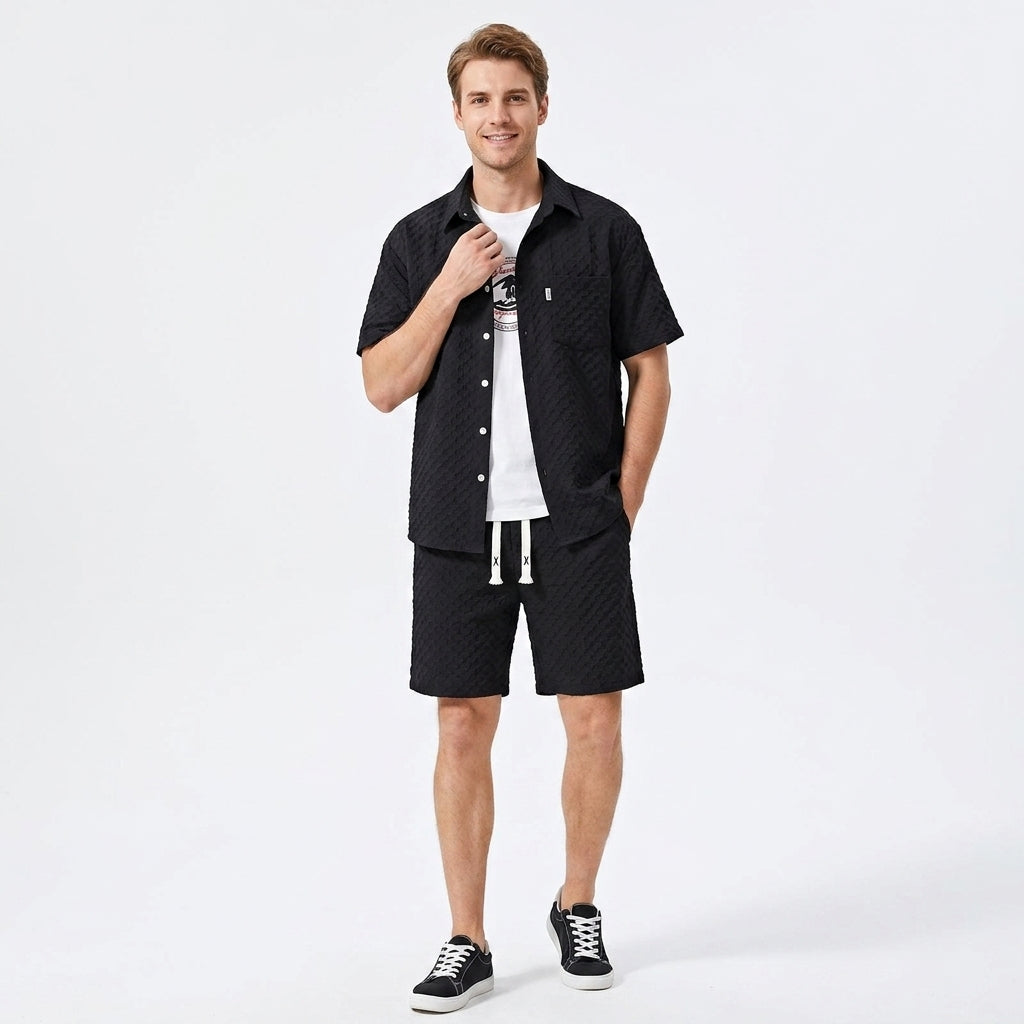 Ethan | Lightweight Men's Set with Shirt and Shorts