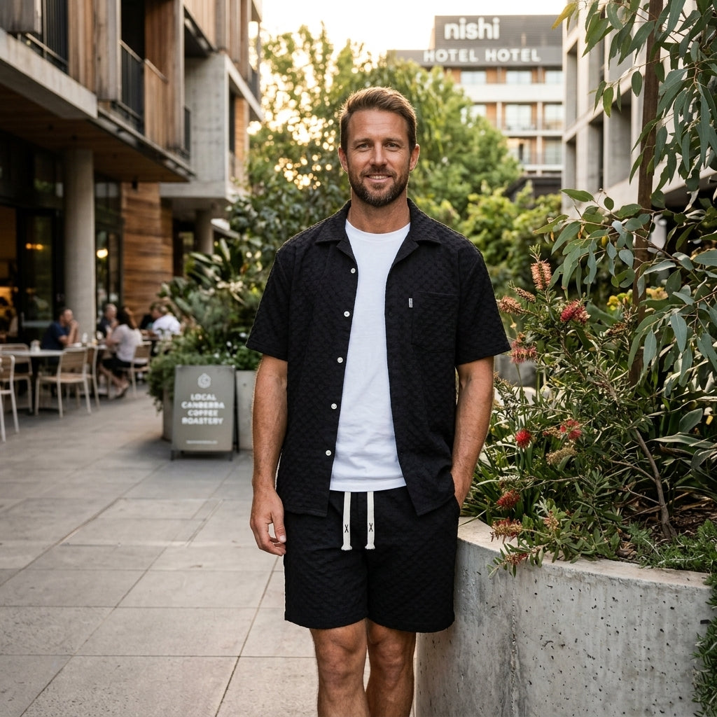 Ethan | Lightweight Men's Set with Shirt and Shorts