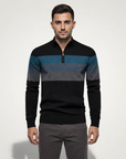 Zac | Modern Half Zip Men’s Sweater for Contemporary Wear