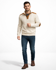 Mitchell | Jacquard Knit Men’s Sweater for Everyday Styling