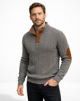 Mitchell | Jacquard Knit Men’s Sweater for Everyday Styling