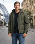 Veylor | Hooded Bomber Jacket with Cozy Warmth