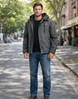 Veylor | Hooded Bomber Jacket with Cozy Warmth