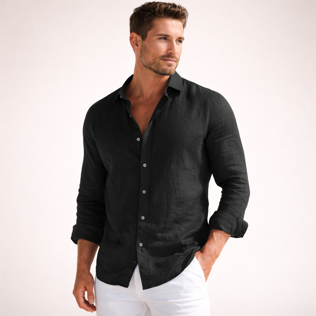 Toby | Casual Linen Men’s Shirt for Everyday Comfort