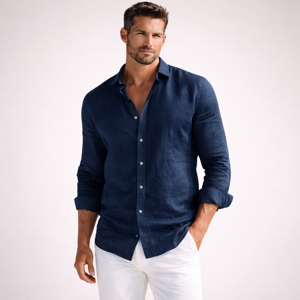 Toby | Casual Linen Men’s Shirt for Everyday Comfort