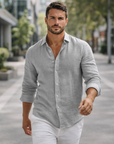 Toby | Casual Linen Men’s Shirt for Everyday Comfort