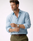 Owen | Linen Blend Men’s Shirt with Timeless Appeal