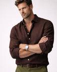 Owen | Linen Blend Men’s Shirt with Timeless Appeal