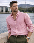 Owen | Linen Blend Men’s Shirt with Timeless Appeal