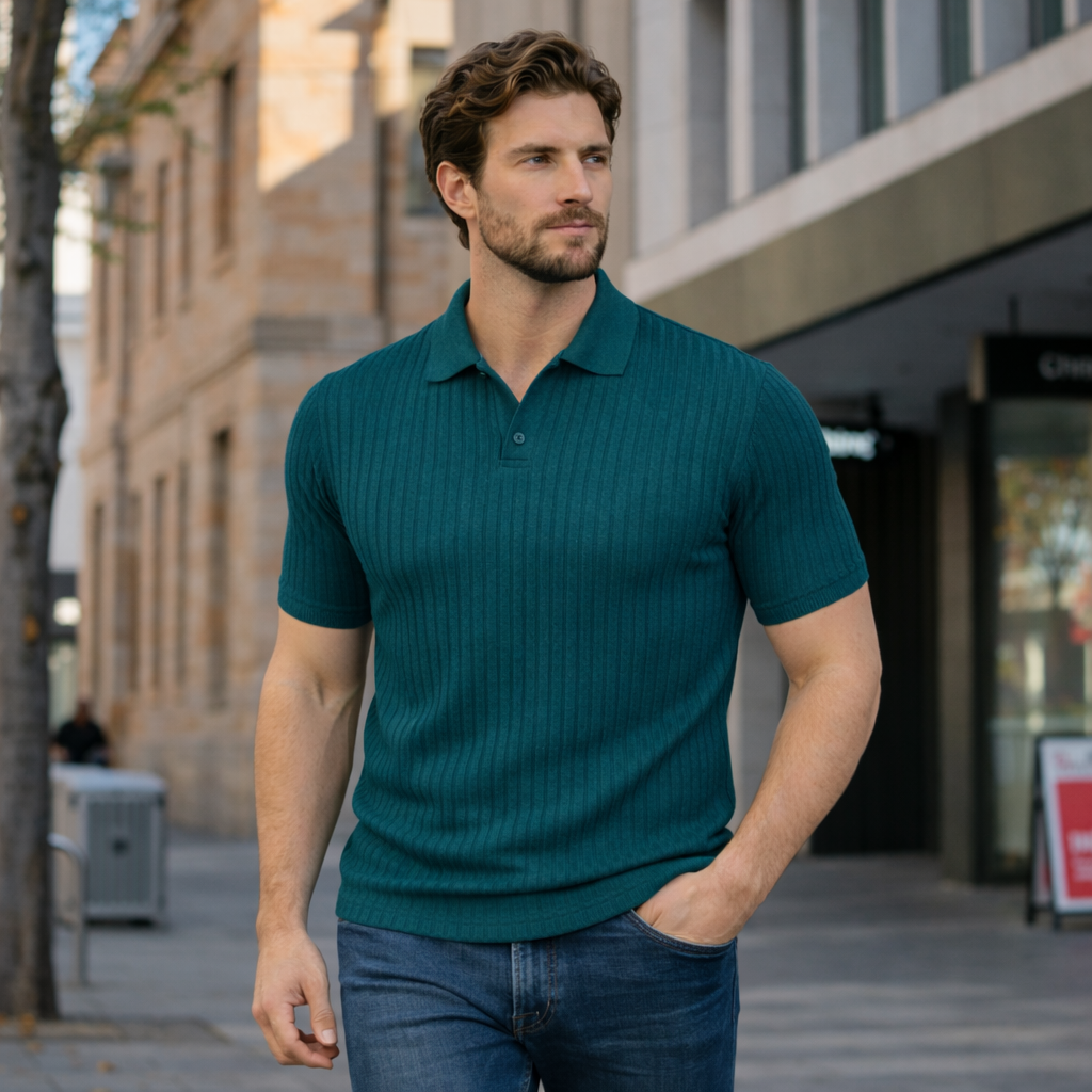 Nolan | Stylish Polo Men’s Shirt for Contemporary Outfits