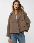 Clara | Cropped Double-Breasted Jacket Women 4
