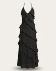 Harper | Elegant Maxi Dress with Ruffled Design