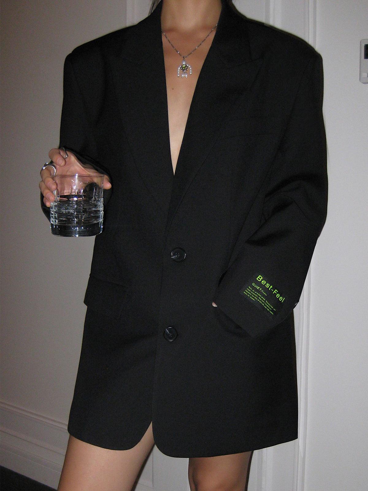 Emily | Womens Black Blazer Jacket Elegance 7