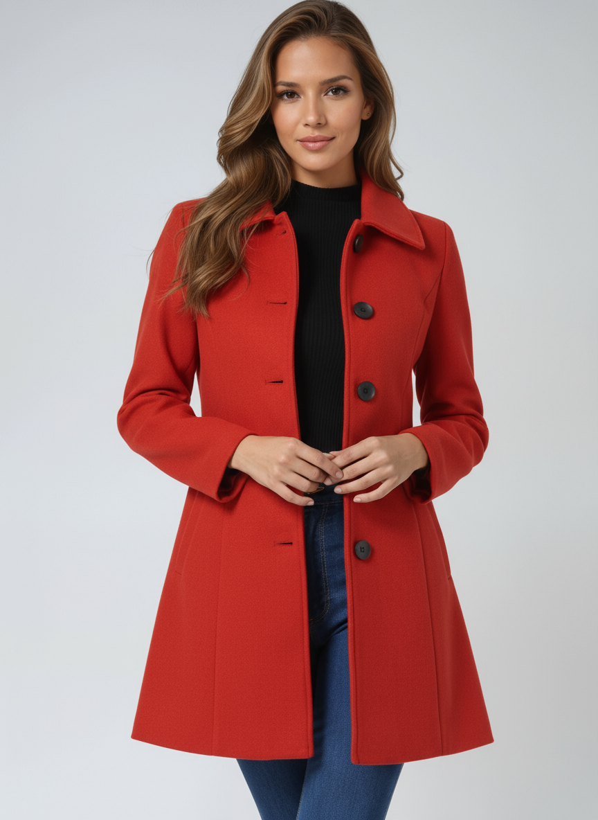 Emma | Elegant Black Trench Coat Women 9