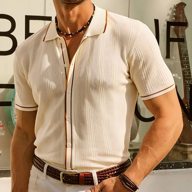 Ethan | Ice Silk Summer Polo Shirt 0