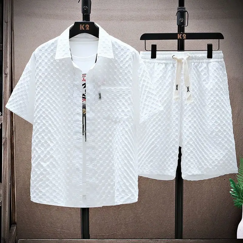 Ethan | Men's Short PJs Shirt & Shorts Set 0