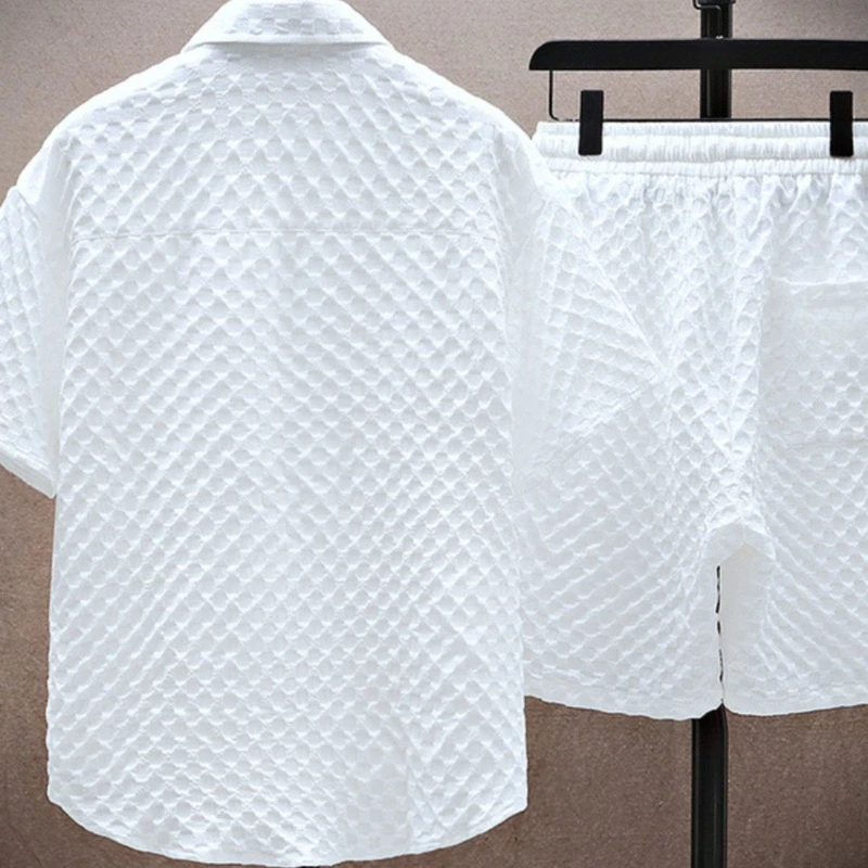 Ethan | Men's Short PJs Shirt & Shorts Set 1