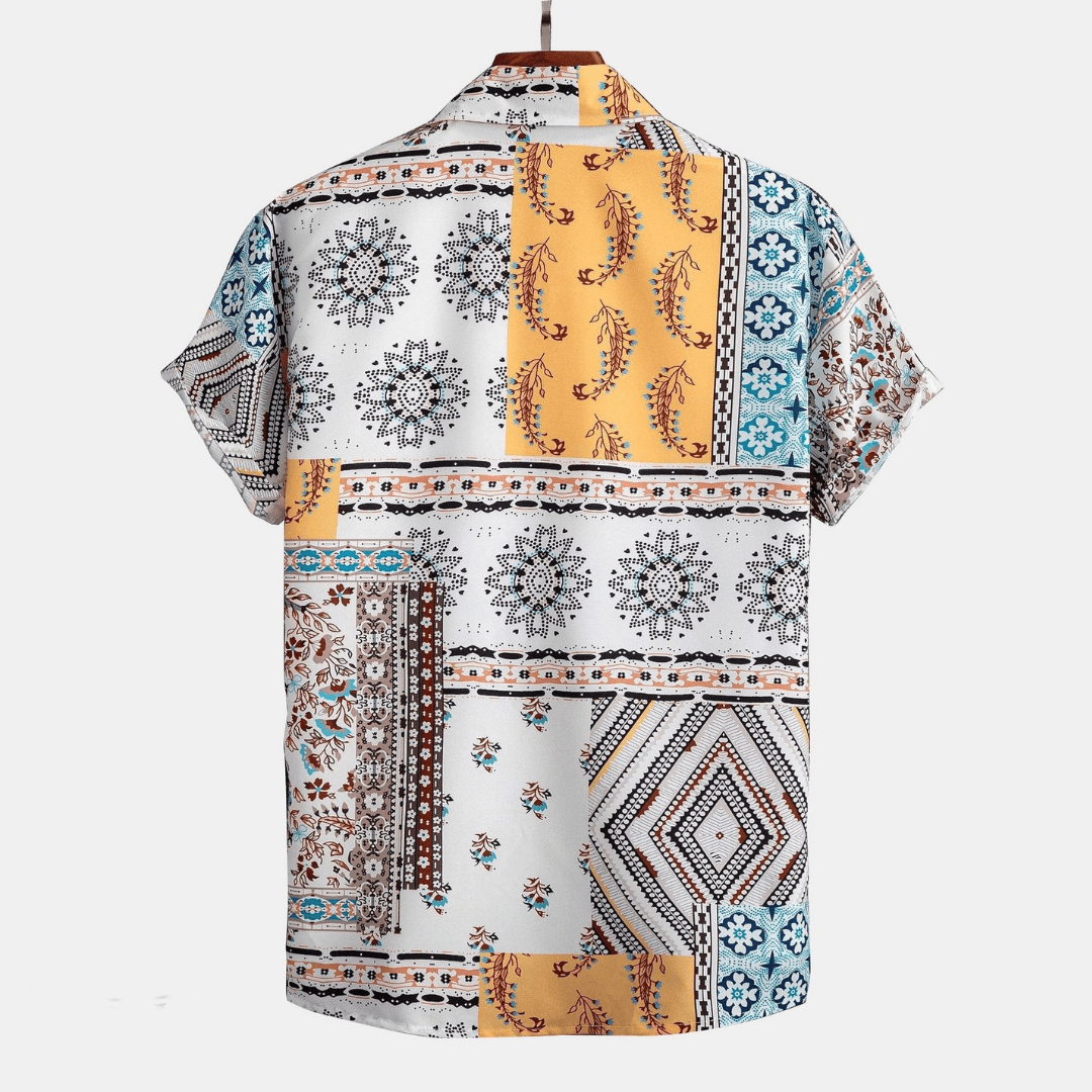 Ethan | Mens Pajama Set Shorts and Shirt Set 2
